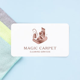 プロフェッショナルカーペット清掃、床清掃、敷物 名刺