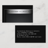 プロフェッショナルカーボンファイバーカービジネスカード 名刺 (正面/裏面)