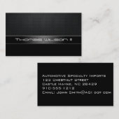 プロフェッショナルカーボンファイバーカービジネスカード 名刺 (正面/裏面)