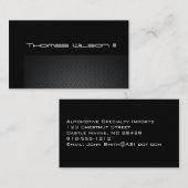 プロフェッショナルカーボンファイバーカービジネスカード 名刺 (正面/裏面)