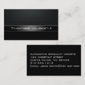 プロフェッショナルカーボンファイバーカービジネスカード 名刺 (正面/裏面)