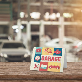 プロフェッショナルカーリペアマンアイコニック カード