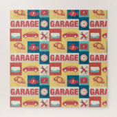 プロフェッショナルカーリペアマンアイコニック ジグソーパズル (縦)