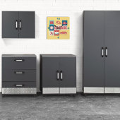 プロフェッショナルカーリペアマンアイコニック スクエア壁時計