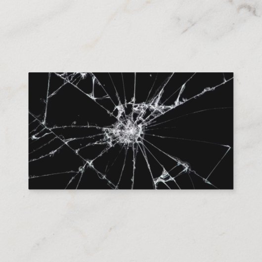 プロフェッショナルガラス修理サービス 名刺 (裏面)