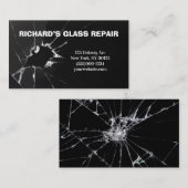 プロフェッショナルガラス修理サービス 名刺 (正面/裏面)
