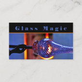 プロフェッショナルガラス送風機ガラス鍛冶機 名刺 (正面)