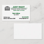 プロフェッショナルガレージドアサービス 名刺 (正面/裏面)