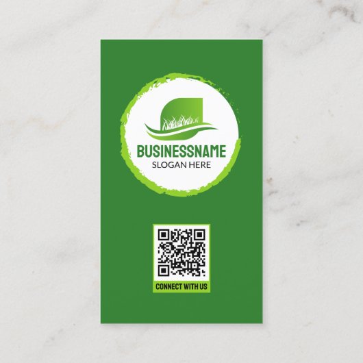 プロフェッショナルガーデニング造園気に芝刈り機 名刺 (裏面)