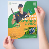 プロフェッショナルガーデンサービス，造園 チラシ (手)