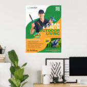 プロフェッショナルガーデンサービス,造園 ポスター (ホームオフィス)