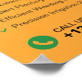 プロフェッショナルガーデンサービス,造園 ポスター (角)