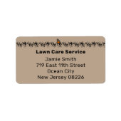 プロフェッショナルガーデンメンテナンスサービスのアドレス ラベル (正面)