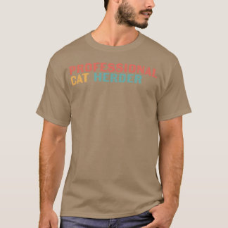 プロフェッショナルキャットヘルダーレトロ Tシャツ