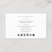 プロフェッショナルギタリストとギター音楽先生 名刺 (裏面)