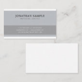 プロフェッショナルクエレガントリーンデザインプレーントレンディー 名刺 (正面/裏面)