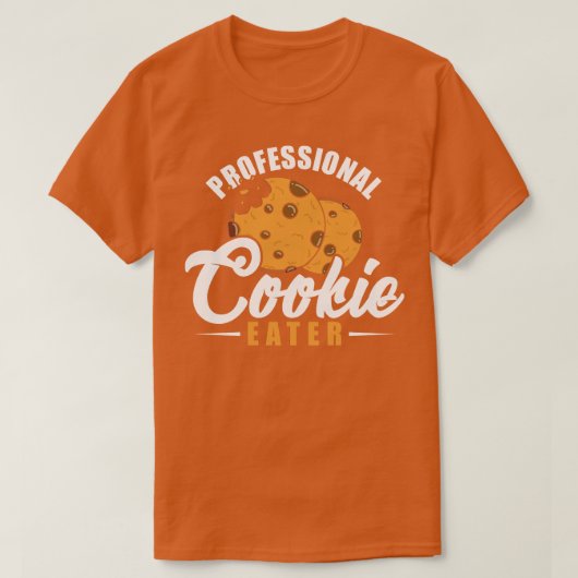 プロフェッショナルクッキーイーター Tシャツ (デザイン正面)