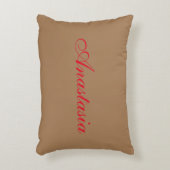 プロフェッショナルクラシカルの手書き名カスタム アクセントクッション (正面(垂直))