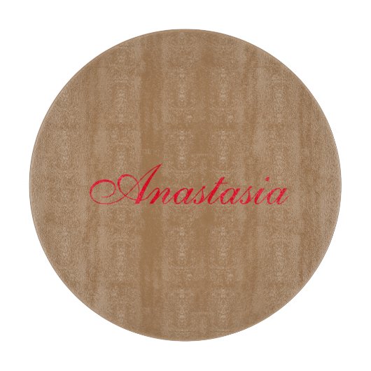 プロフェッショナルクラシカルの手書き名カスタム カッティングボード (正面)