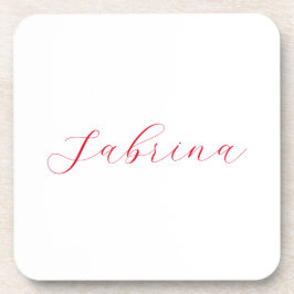 プロフェッショナルクラシカルの手書き名カスタム コースター