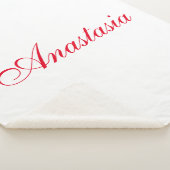 プロフェッショナルクラシカルの手書き名カスタム シェルパブランケット (3/4)