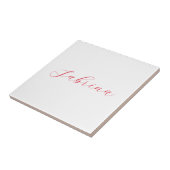 プロフェッショナルクラシカルの手書き名カスタム タイル (側面)