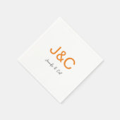 プロフェッショナルクラシカルモノグラムミニマリスト スタンダードカクテルナプキン (角)