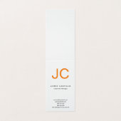 プロフェッショナルクラシカルモノグラムミニマリスト 名刺 (外部フラット)