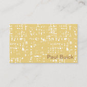 プロフェッショナルクラシックセピアパターン 名刺 (正面)