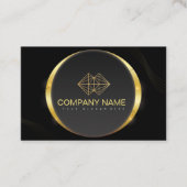 プロフェッショナルクラシックブエレガントラック金ゴールド 名刺 (正面)