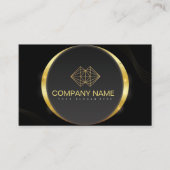 プロフェッショナルクラシックブエレガントラック金ゴールド 名刺 (正面)