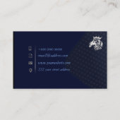 プロフェッショナルクラシックブエレガントルーシルバー 名刺 (裏面)