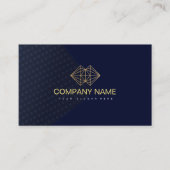 プロフェッショナルクラシックブエレガントルー金ゴールド 名刺 (正面)