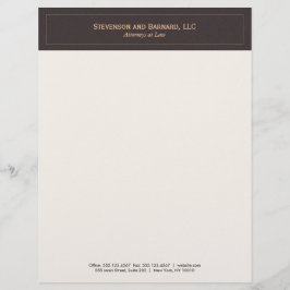 プロフェッショナルクラシックブラウン レターヘッド