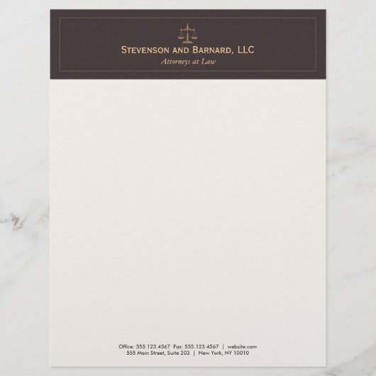 プロフェッショナルクラシックブラウン レターヘッド (正面)