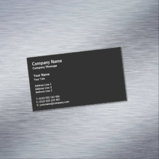 プロフェッショナルクラシック |標準(黒) マグネット名刺