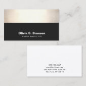 プロフェッショナルクラシーブラック金ゴールド 名刺 (正面/裏面)