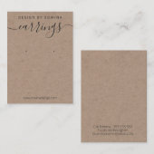 プロフェッショナルクラフトイヤリングディスプレイ 名刺 (正面/裏面)