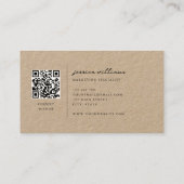 プロフェッショナルクラフトミニマルスクリプト 名刺 (裏面)