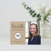 プロフェッショナルクラフト紙実在エテートマーケティング ポストカード (スタンド正面)