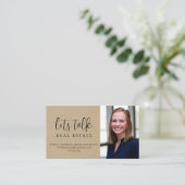 プロフェッショナルクラフト紙実在エテート 名刺 (スタンド正面)