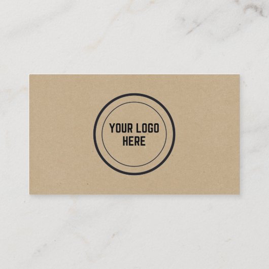 プロフェッショナルクラフト紙実在エテート 名刺 (裏面)