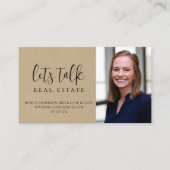 プロフェッショナルクラフト紙実在エテート 名刺 (正面)