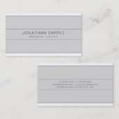 プロフェッショナルクリエイティブデザイングレープレーントレンディー 名刺 (正面/裏面)