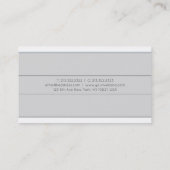 プロフェッショナルクリエイティブデザイングレープレーントレンディー 名刺 (裏面)