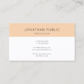 プロフェッショナルクリエイティブデザインプモダンラお洒落イン 名刺 (正面)