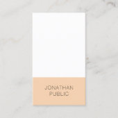 プロフェッショナルクリエイティブプモダンラお洒落インラグジュアリー 名刺 (正面)
