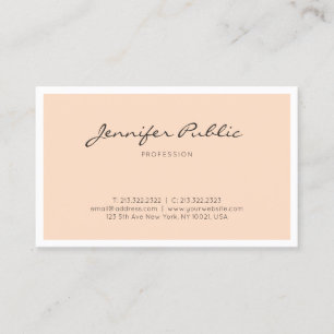 プロフェッショナルクリエイティブミニマルデザインプレーン 名刺