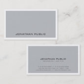 プロフェッショナルクリエイティブモノグラムのデザイントレンディー 名刺 (正面/裏面)