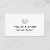 プロフェッショナルクリエイティブロゴソーシャルメディアQrコード 名刺 (正面)